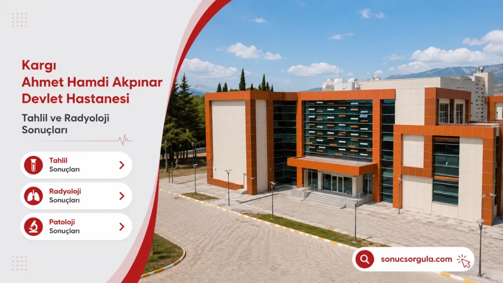 Kargı Ahmet Hamdi Akpınar Devlet Hastanesi