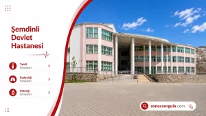 Şemdinli Devlet Hastanesi