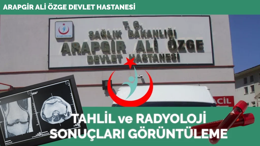 Arapgir Ali Özge Devlet Hastanesi