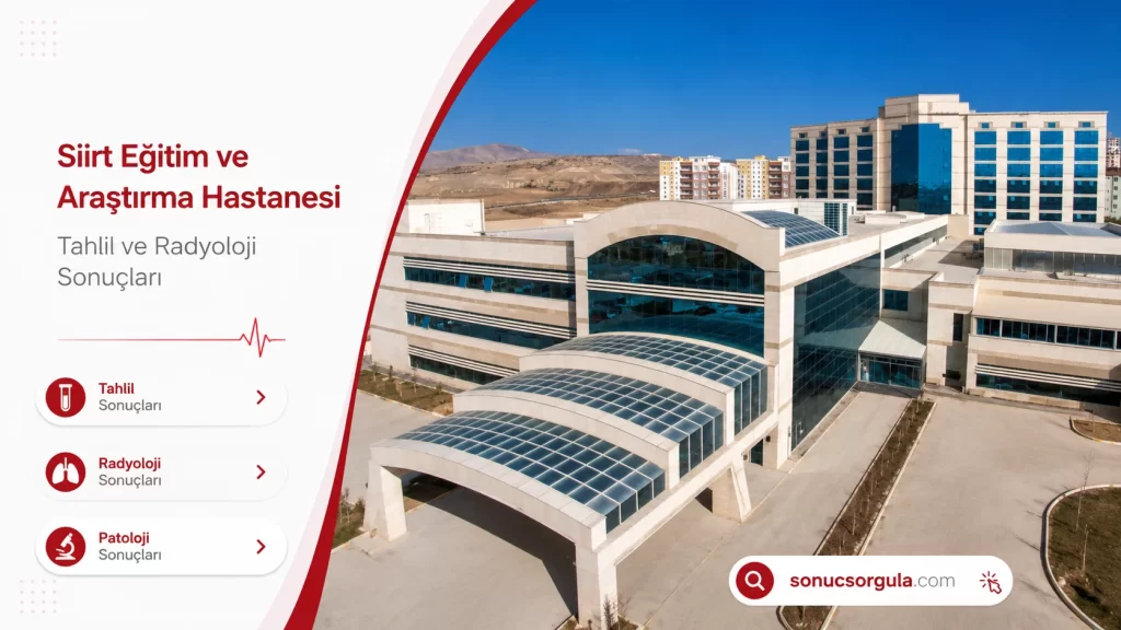Siirt Eğitim ve Araştırma Hastanesi