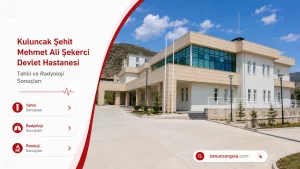 Kuluncak Şehit Mehmet Ali Şekerci Devlet Hastanesi