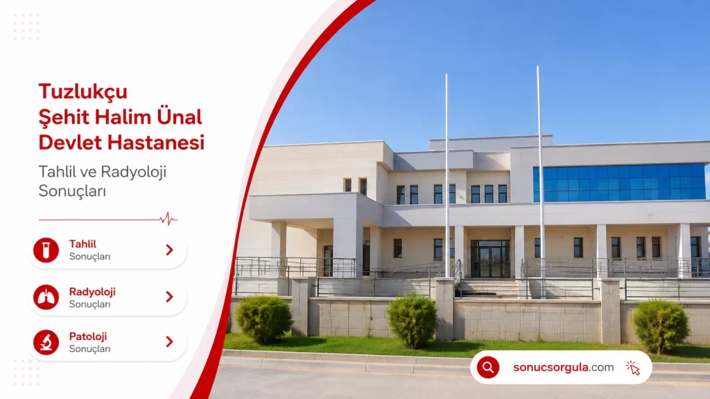 Tuzlukçu Şehit Halim Ünal Devlet Hastanesi 