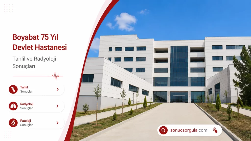 Boyabat 75.Yıl Devlet Hastanesi