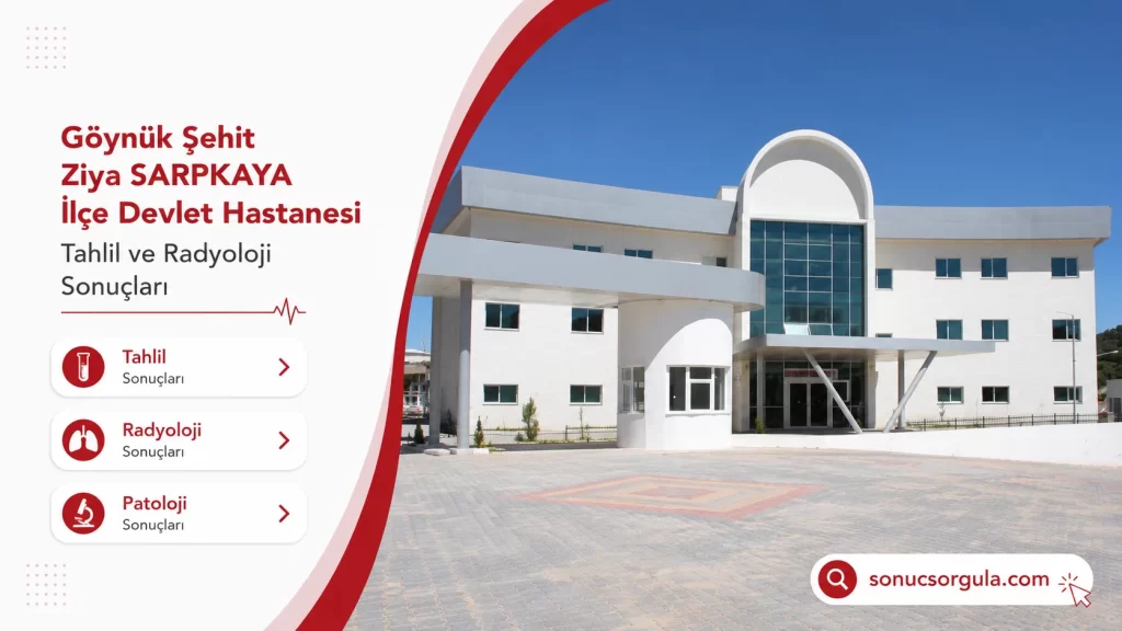Göynük Şehit Ziya Sarpkaya Devlet Hastanesi