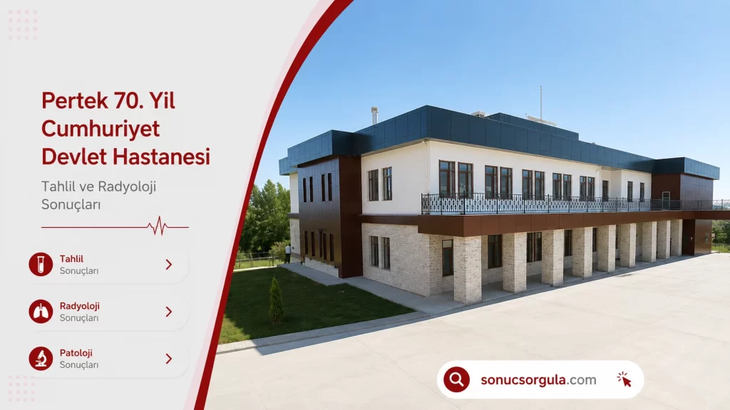 Pertek 70. Yil Cumhuri̇yet Devlet Hastanesi